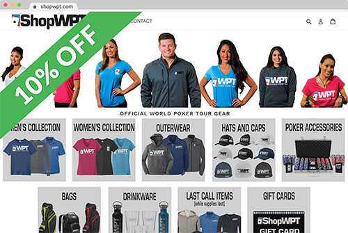 ShopWPT Official World Poker Tour Clothing, Wear and Gear