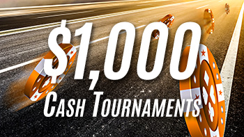 Mid-week $1,000 online poker cash tournaments