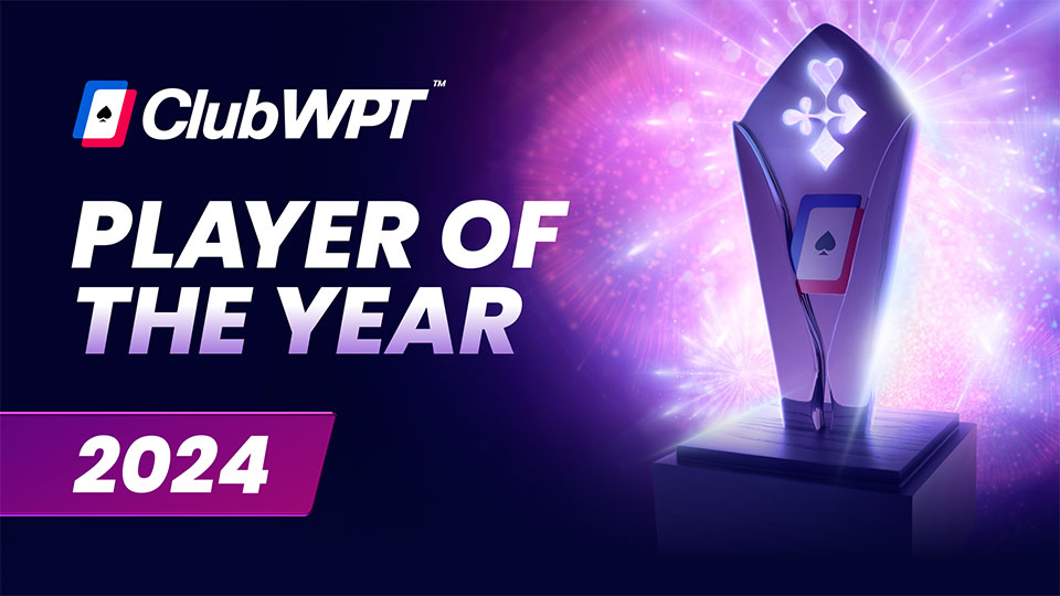 ClubWPT 2024 Player of the Year Competition promotional graphic