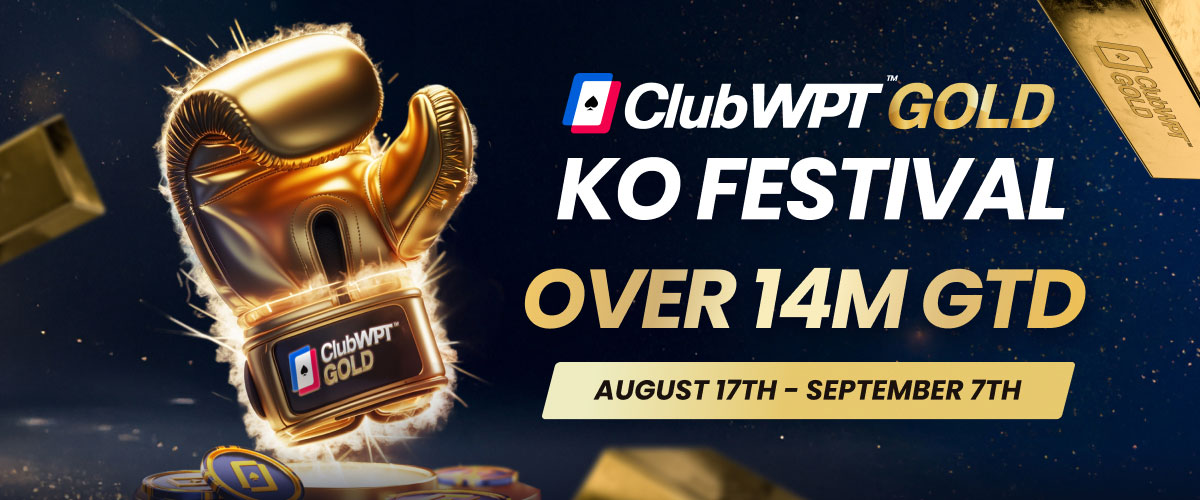 ClubWPT Gold Knockout Festival promo graphic