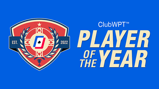 ClubWPT Player of the Year Leaderboard Competition graphic