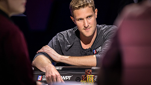 Photo of Brad Owen at live poker table