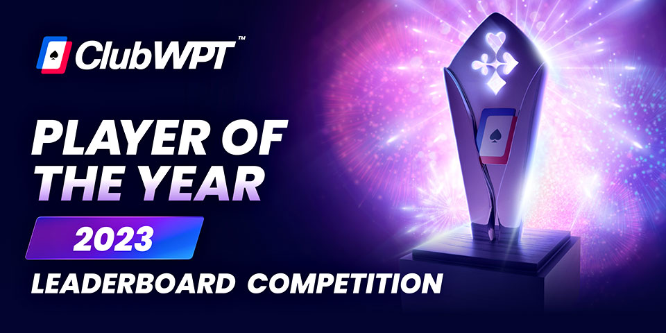 ClubWPT 2023 Player of the Year Competition promotional graphic