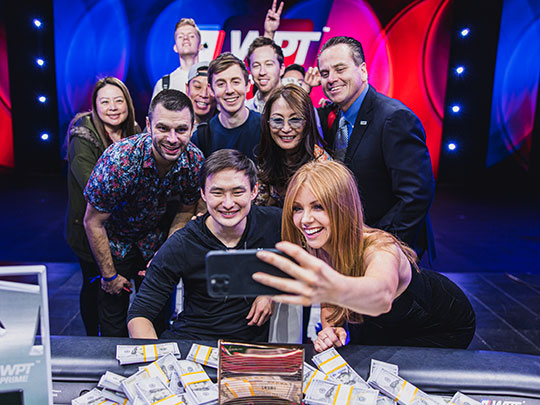 Photo of Stephen Song, winner of the WPT Prime Championship in Las Vegas 2022