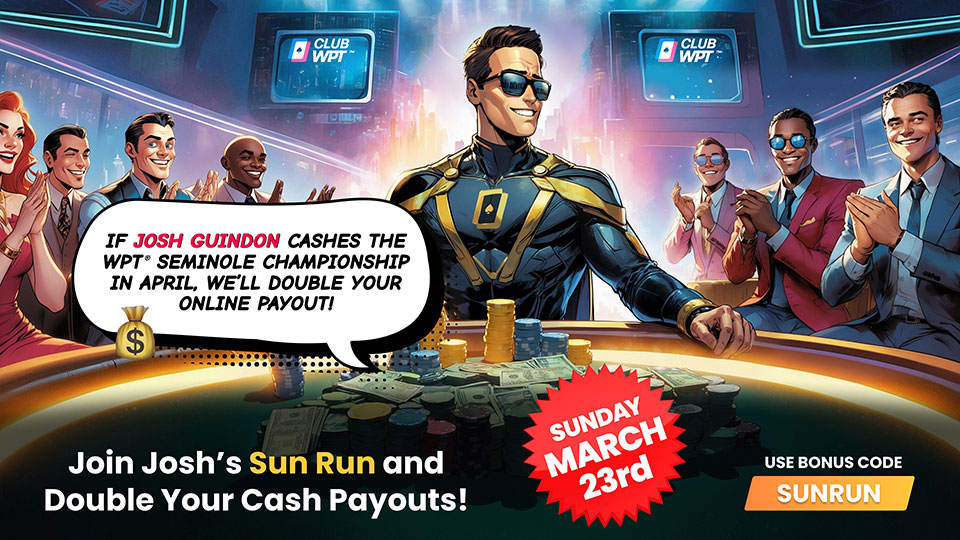 Josh Guindon Sun Run Bounty Tournament promotional graphic