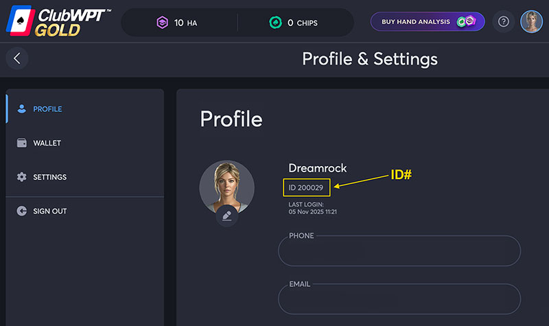 ClubWPT Gold promotional graphic and logo