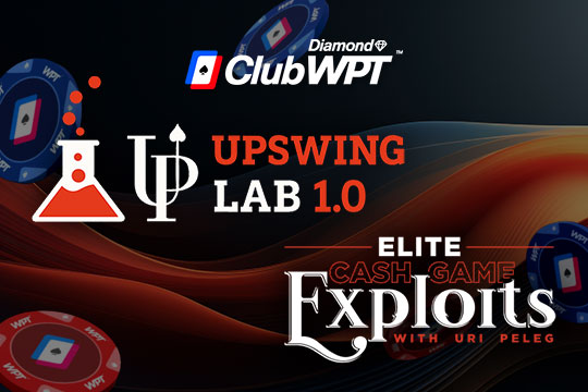 Upswing Poker Lab 1.0 and Elite Cash Game Exploits branding graphic