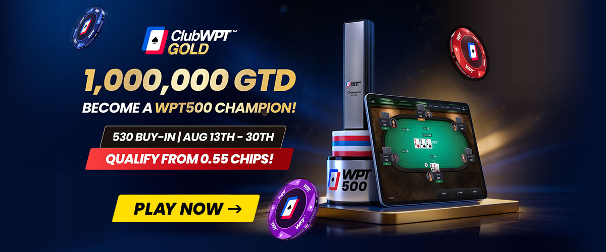 ClubWPT Gold promotional graphic